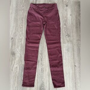 Burgundy Jeans